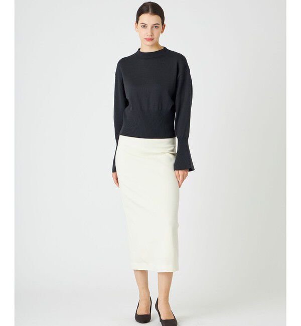 BEIGE,「【WEB限定】AMBRE / シャツカラー付きニット」|ニット・セーター|