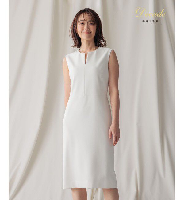 BEIGE,「LUIZA / Iラインワンピース」|ワンピース|White