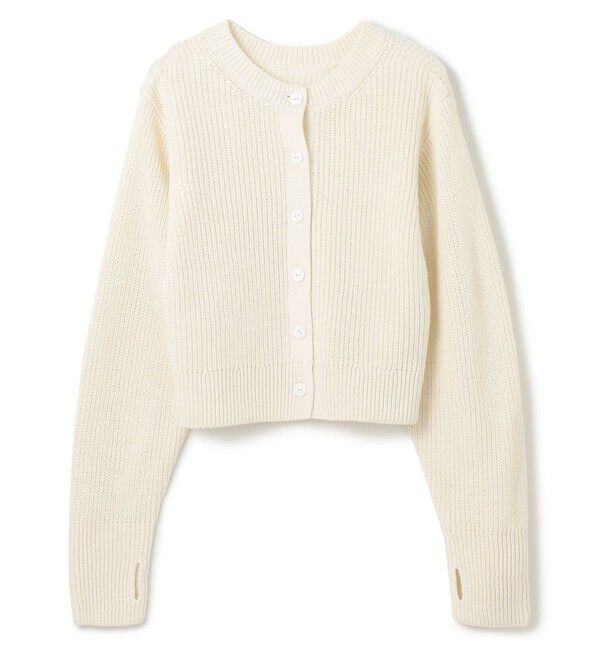BEIGE,「LUCAS / ショート丈ニット」|カーディガン|