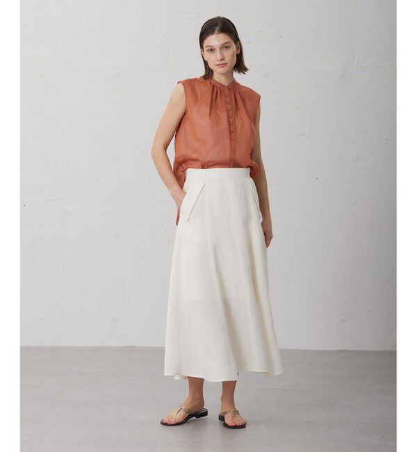 BEIGE,「【WEB限定】ODILON / シアーブラウス」|シャツ・ブラウス|