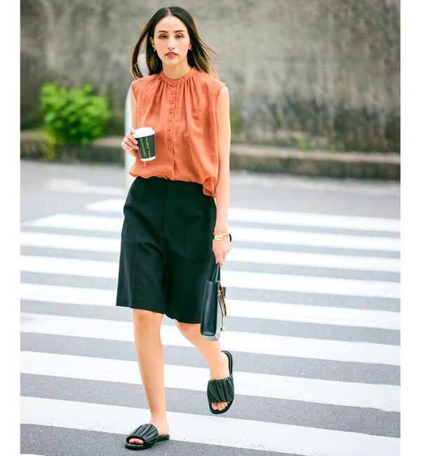 BEIGE,「【WEB限定】ODILON / シアーブラウス」|シャツ・ブラウス|