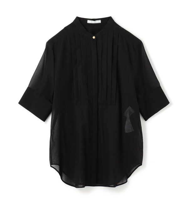 BEIGE,「【洗える】BAC / バンドカラーブラウス」|シャツ・ブラウス|