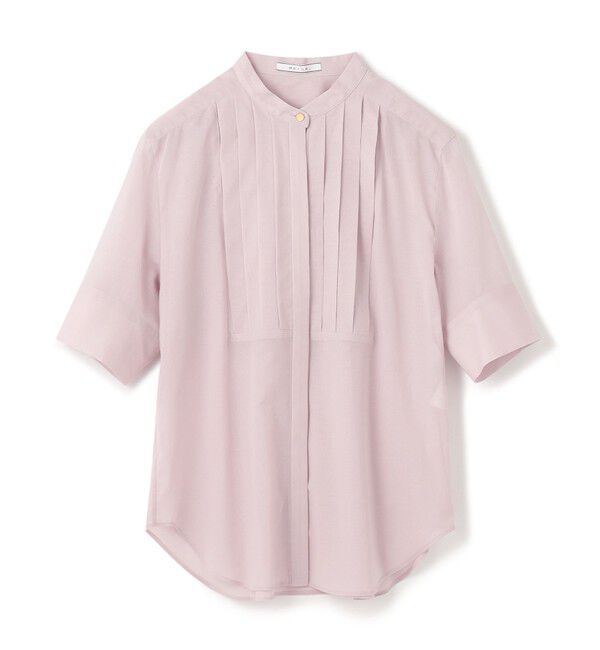 BEIGE,「【洗える】BAC / バンドカラーブラウス」|シャツ・ブラウス|