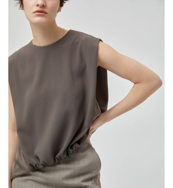 BEIGE,「【洗える】CINDY / ノースリーブブラウス」|シャツ・ブラウス|