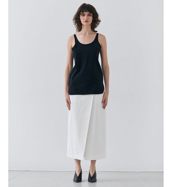 BEIGE,「【洗える・VERY 6月号掲載】FICUS / デニムラップスカート」|スカート|