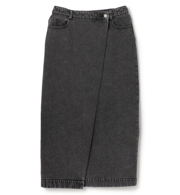 BEIGE,「【洗える・VERY 6月号掲載】FICUS / デニムラップスカート」|スカート|