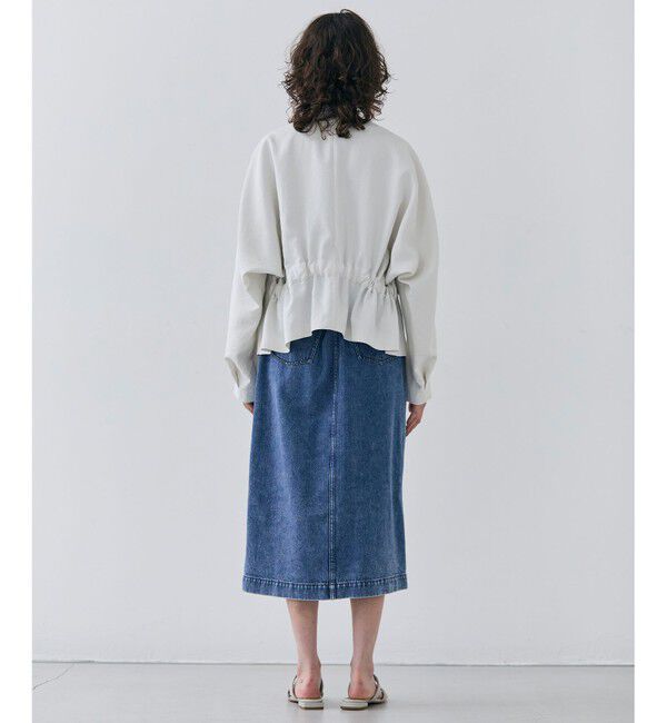 BEIGE,「【洗える・VERY 6月号掲載】FICUS / デニムラップスカート」|スカート|