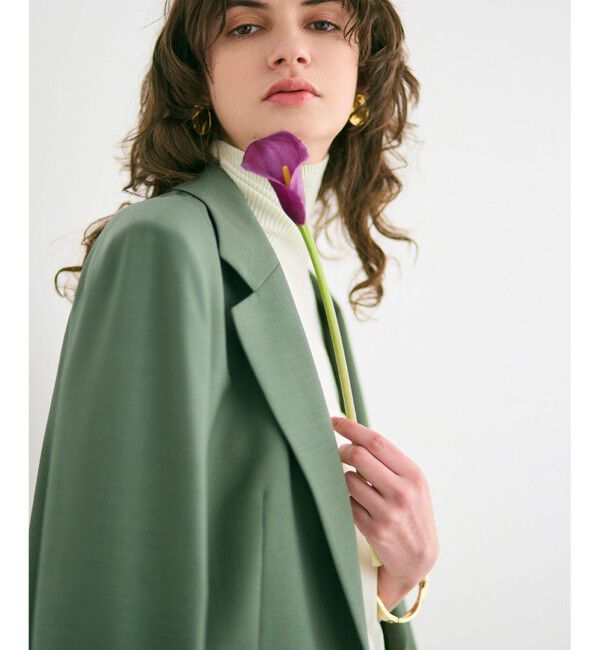 BEIGE,「【Oggi 6月号掲載】OREGANO / サマーウールテーラードジャケット」|テーラードジャケット|