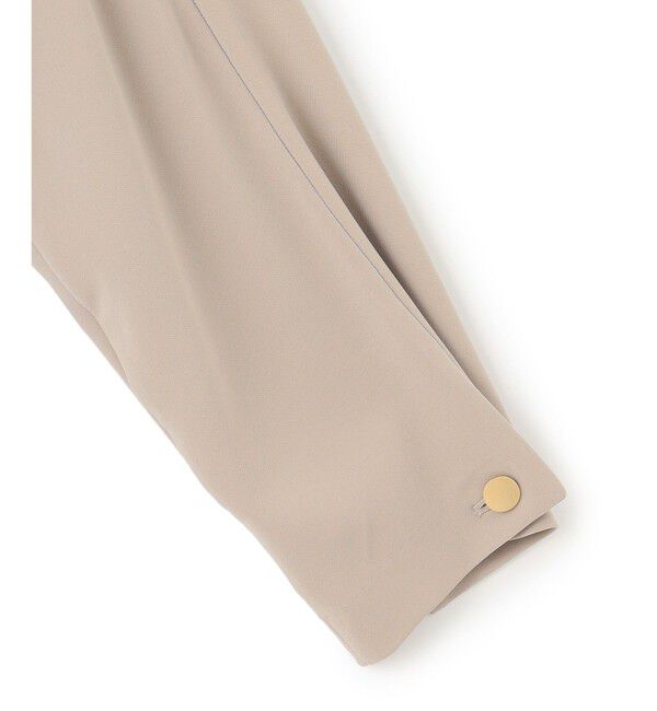 BEIGE,「【洗える】RUE / スリットネックフォルムブラウス」|シャツ・ブラウス|