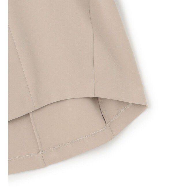 BEIGE,「【洗える】RUE / スリットネックフォルムブラウス」|シャツ・ブラウス|