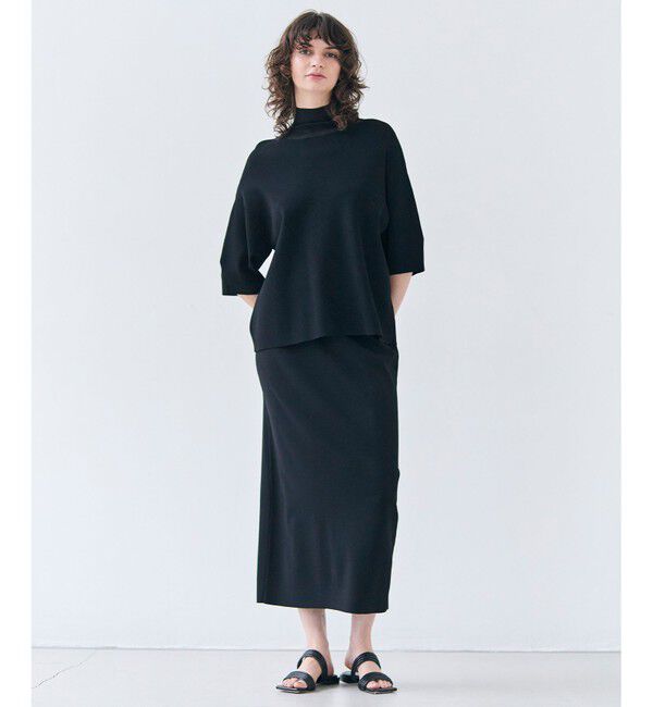 BEIGE,「【洗える】LAURA / Iラインリブスカート」|スカート|