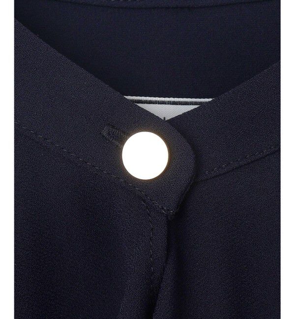 BEIGE,「【洗える】FLEUR / フロントドレープノースリーブドレス」|ワンピース|