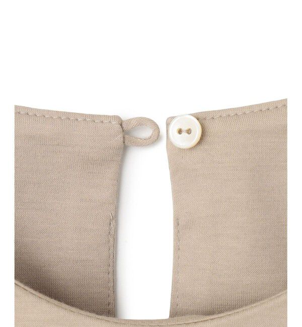 BEIGE,「【洗える】DUOMO / コットンスリットスリーブトップス」|Tシャツ・カットソー|