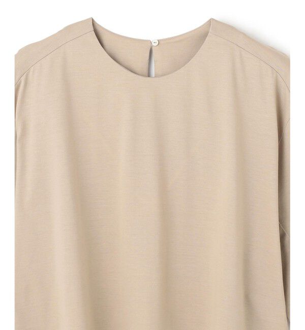 BEIGE,「【洗える】DUOMO / コットンスリットスリーブトップス」|Tシャツ・カットソー|