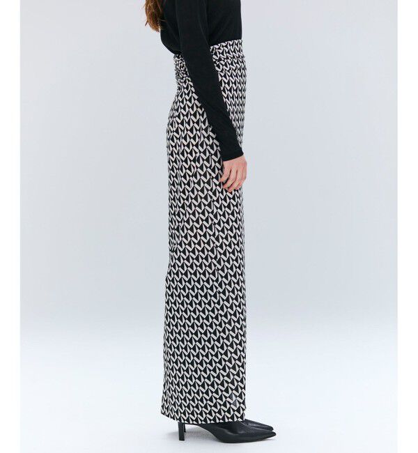 BEIGE,「【洗える】MODESTO / ジャージーストレッチIラインロングスカート」|スカート|