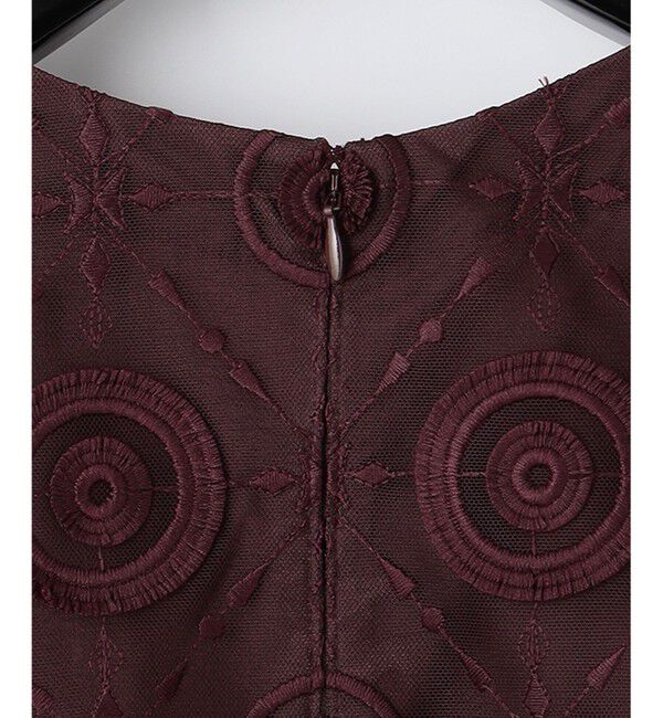  「チュール刺繍トップ」|シャツ・ブラウス|