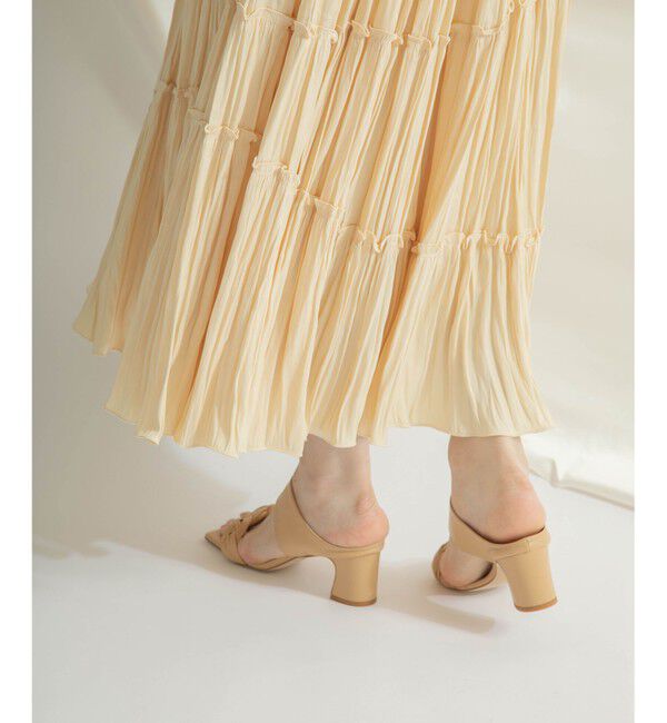 GRACE CONTINENTAL「ティアードプリーツスカート」|スカート|