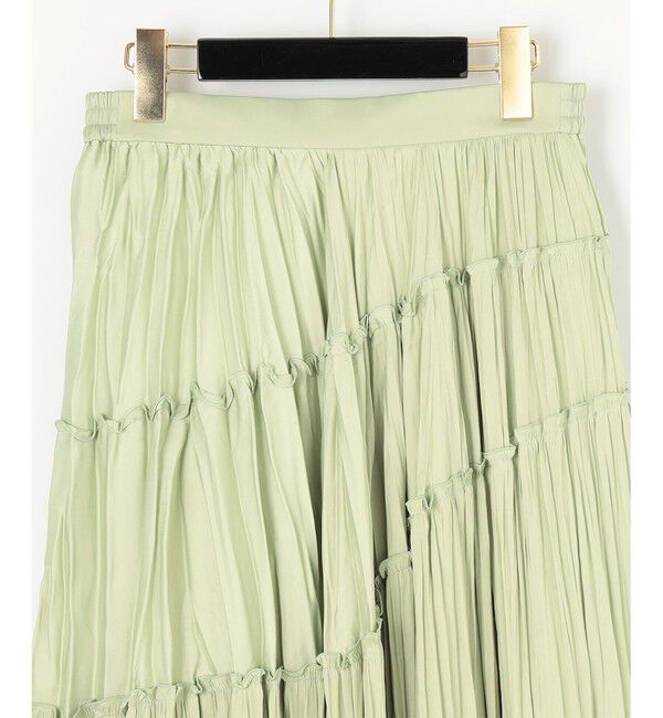 GRACE CONTINENTAL「ティアードプリーツスカート」|スカート|