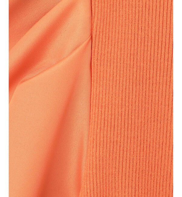  「デシン袖ニットトップ」|ニット・セーター|