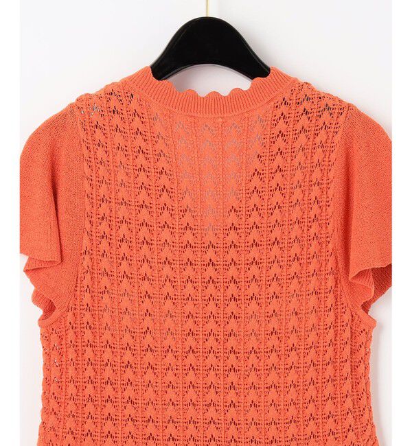  「フラワーレースニットワンピース」|ワンピース|