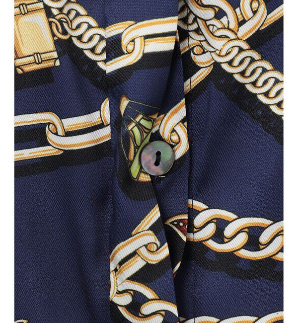  「チェーンマリンプリントノースリーブ」|シャツ・ブラウス|