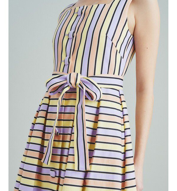 Grace Class「マルチボーダージャガードワンピース」|ワンピース|