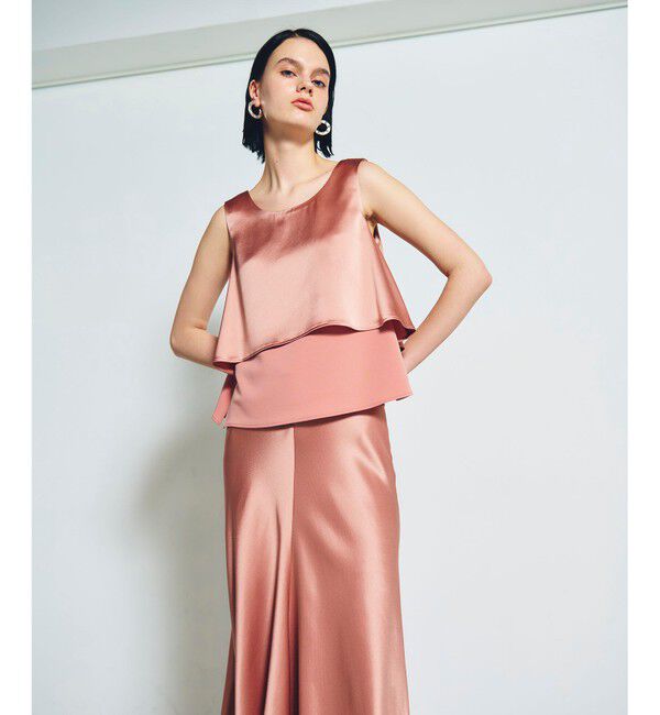 Grace Class「バックコンシャスサテンノースリーブ」|シャツ・ブラウス|