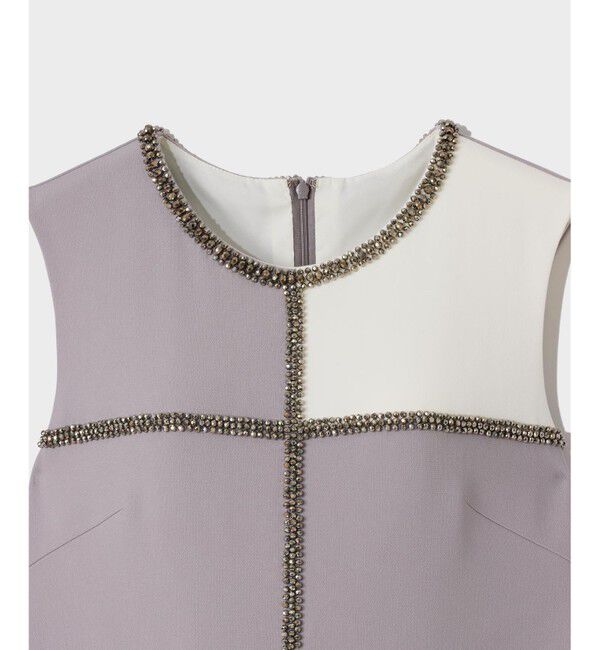 Grace Class「ビジューバイカラードレス」|ドレス|