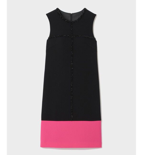 Grace Class「ビジューバイカラードレス」|ドレス|