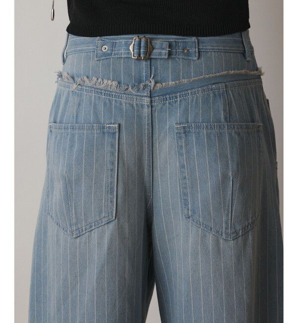 Diagram「ヒッコリーデニムワイドパンツ」|デニム|