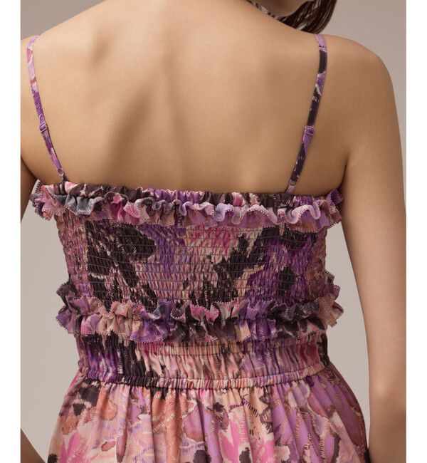 GRACE CONTINENTAL「タイダイリーフプリントワンピース」|ワンピース|