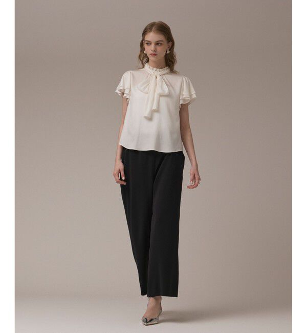 GRACE CONTINENTAL「フリルボウタイブラウス」|シャツ・ブラウス|