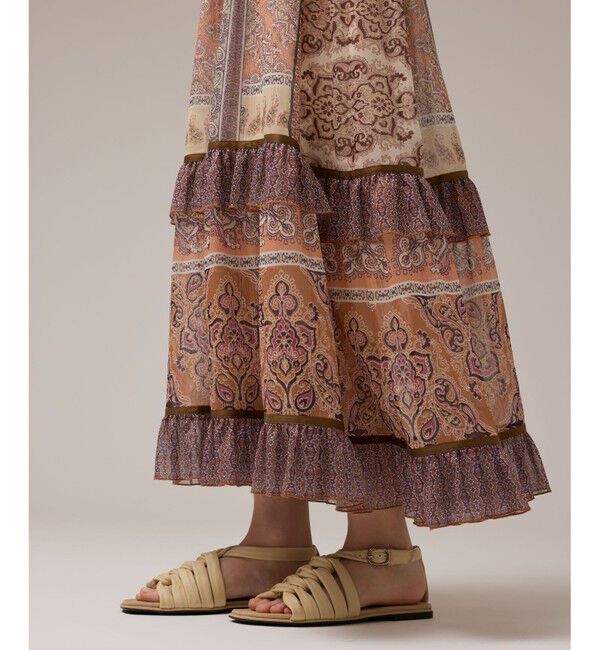 GRACE CONTINENTAL「ペイズリープリントドレス」|ワンピース|