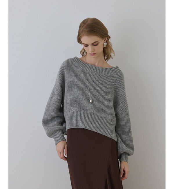 Diagram「サテンレースニットワンピース」|ワンピース|