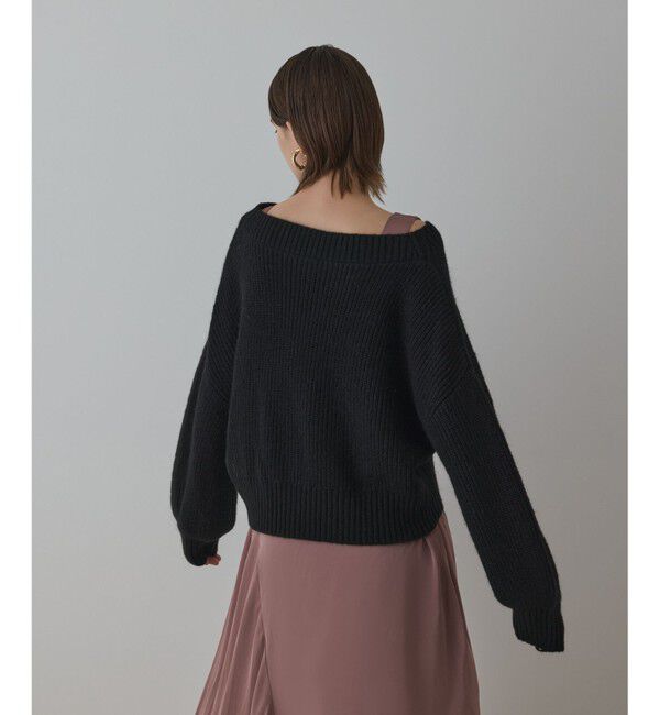 Diagram「サテンレースニットワンピース」|ワンピース|