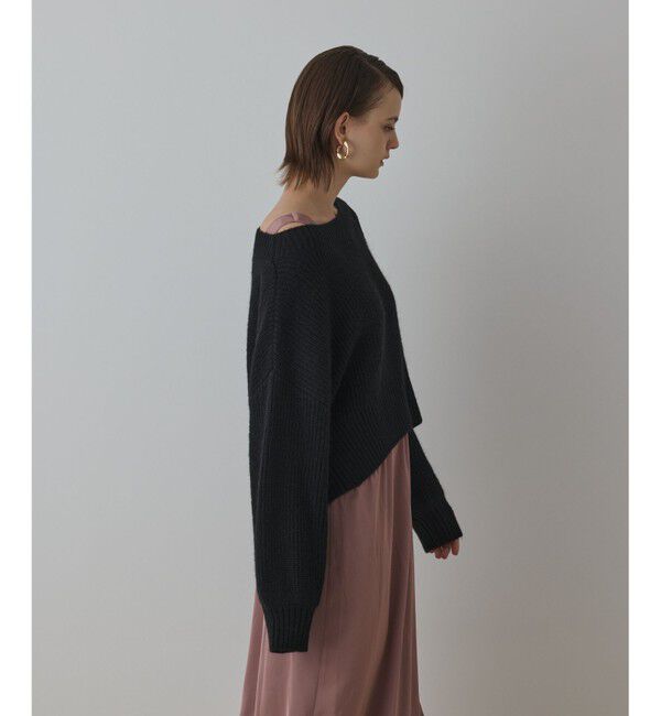 Diagram「サテンレースニットワンピース」|ワンピース|