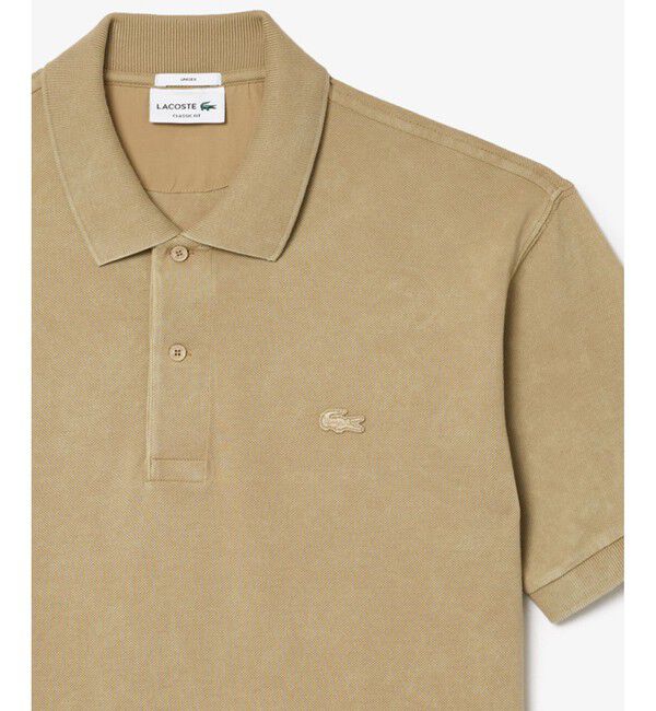 LACOSTE「L.12.12ウォッシュド半袖ポロシャツ」|ポロシャツ|
