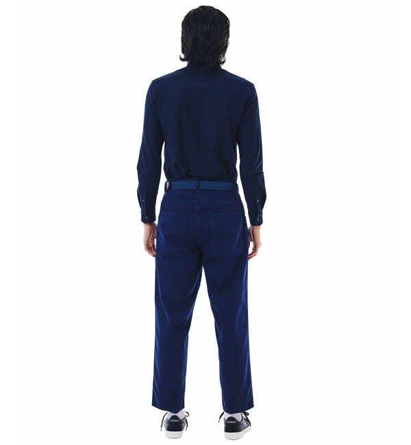 LACOSTE「11.5oz ワイドテーパードカラーデニムパンツ」|デニム|