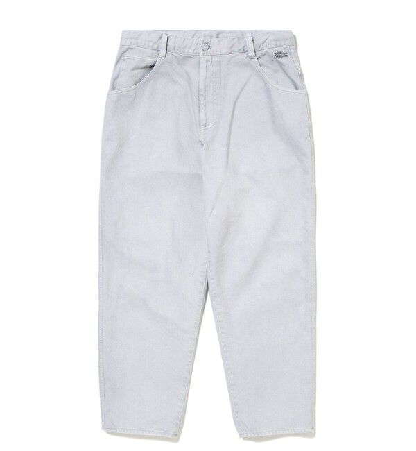 LACOSTE「11.5oz ワイドテーパードカラーデニムパンツ」|デニム|
