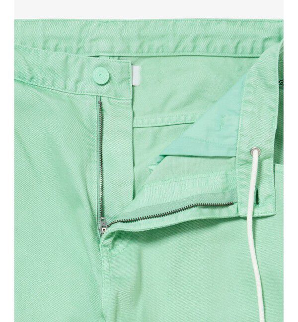 LACOSTE「11.5oz ワイドテーパードカラーデニムパンツ」|デニム|