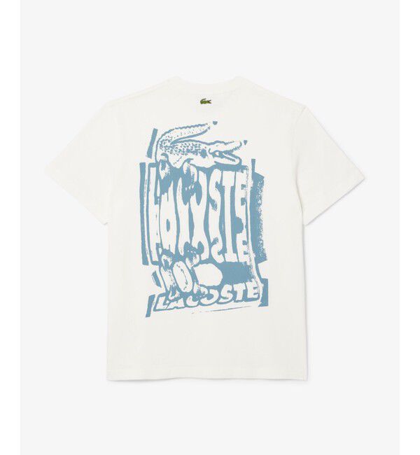 LACOSTE「ステンシルバックプリントTシャツ」|Tシャツ・カットソー|