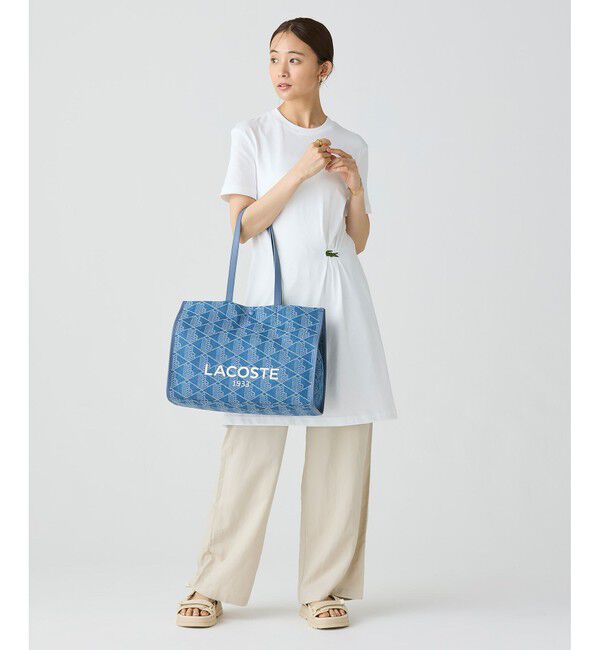 LACOSTE「ワニロゴプリーツTシャツドレス  /ワンピース」|ワンピース|