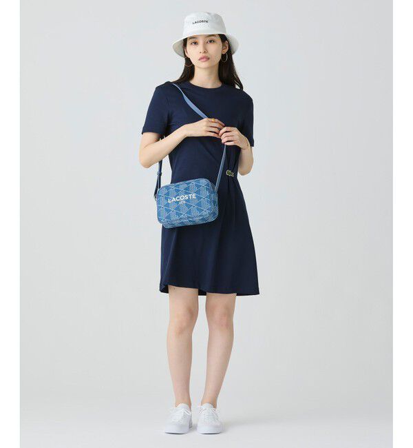 LACOSTE「ワニロゴプリーツTシャツドレス  /ワンピース」|ワンピース|