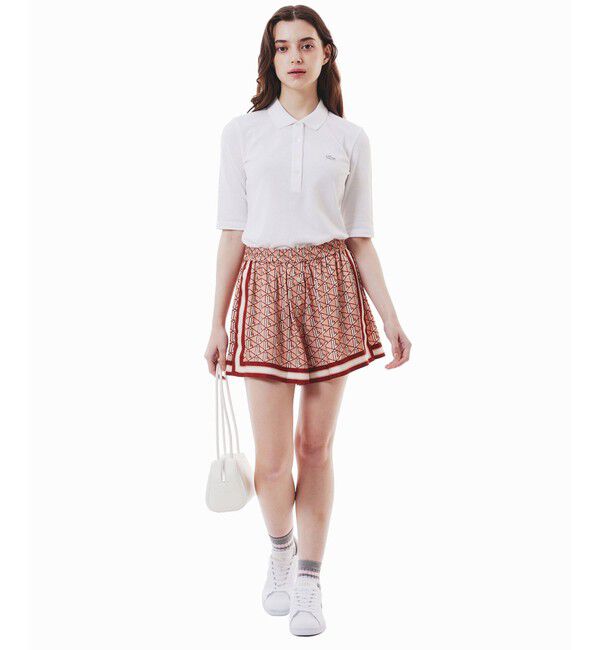 LACOSTE「スリムフィットハーフスリーブポロシャツ」|ポロシャツ|