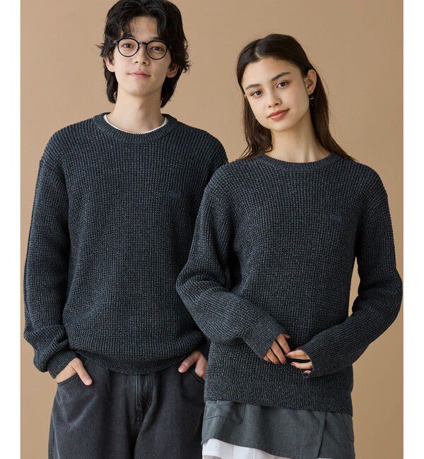LACOSTE「ワッフルニットセーター」|ニット・セーター|グレー