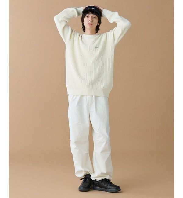 LACOSTE「ワッフルニットセーター」|ニット・セーター|