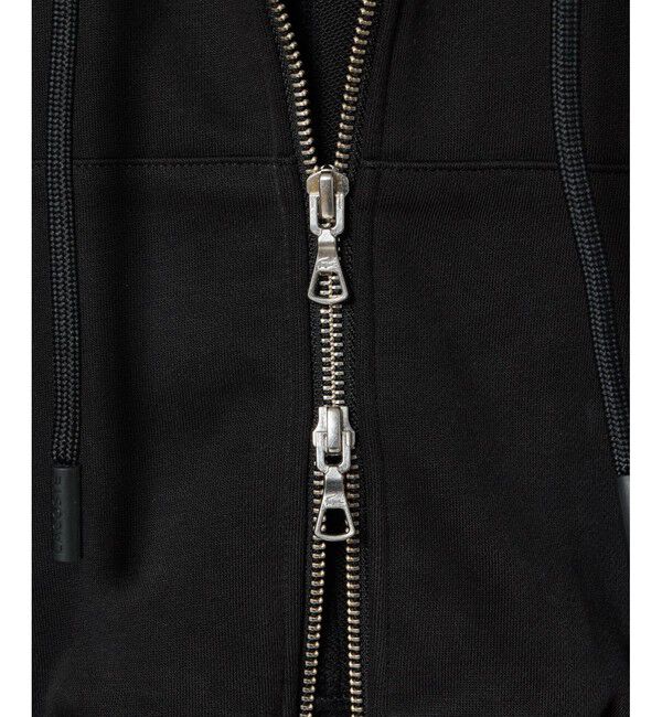 LACOSTE「裏パイルクロップドジップフーディー」|パーカー|