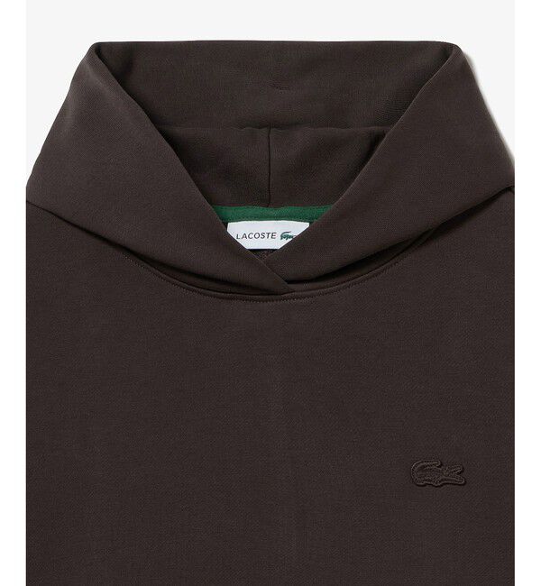 LACOSTE「裏パイルスウェットフーディー」|パーカー|