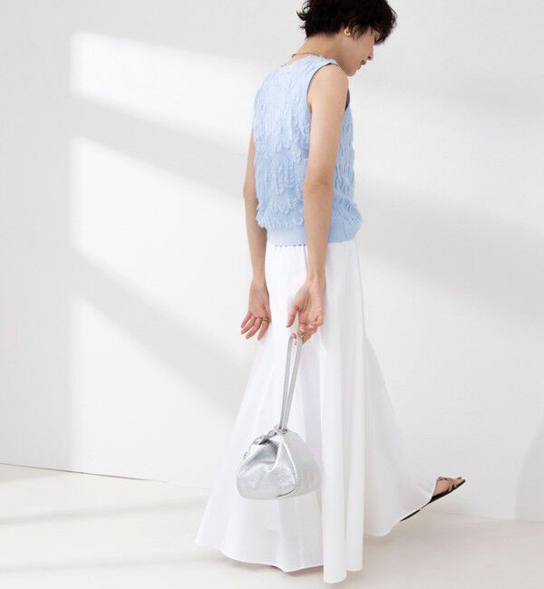 NOLLEY'S sophi「ウォッシャブルタイプライターフレアロングスカート」|スカート|