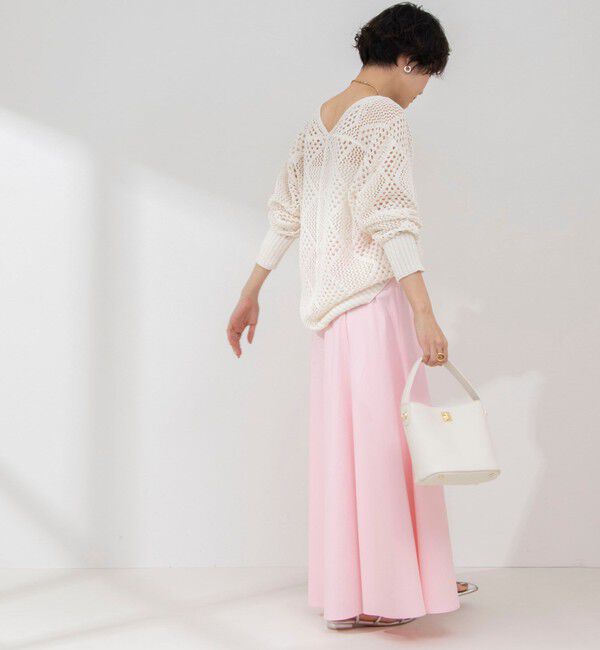 NOLLEY'S sophi「ウォッシャブルタイプライターフレアロングスカート」|スカート|